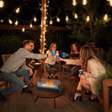 Black 13.8x7.1x5.5in With Windshield, Two Telescopic Forks, Fire Extinguishing Handle, Rectangular, Smokeless Stove, Iron Body, Stainless Steel Combustion Chamber