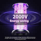 2in1 Mosquito Killer Lamp Electric Fly Catcher USB Rechargeable Electric Mosquito Swatter Electric Fly Trap With Night Light S0S Emergency Light Mosquito Killer Terrace Camping