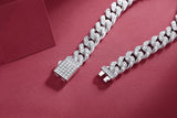The Light Of Faith Luxury Fashion Mossan Diamond S925 Silver Bracelet