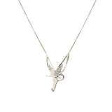Diamond Angel Wings Necklace Charm Fashion Jewelry