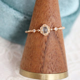 Natural Aquamarine Same Style Gold Plated Ring Necklace Ear Studs Female Accessories