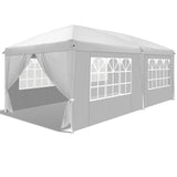 3 X 6M White 6 Sides, Home Folding Pergola Parking Shed Advertising Tent