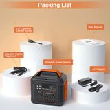US Plug Portable Power Station P302,300W 296Wh Backup Lithium Battery,Solar Generator For Home And Outdoor Emergency Power Supply,Solar Panel Is Not Included