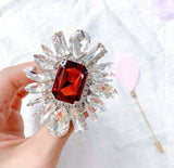 New American Diamond Studded Cubic Crystal Ring Holder