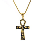Men's And Women's Retro Stainless Steel Cross Pendant
