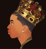 Art Design Graffiti  African Girl with Black Hair Big Earring with Modern Building Shower Curtain for Bathroom Decor