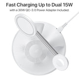 3 In 1 Wireless MagSafe Charging Station For Multiple Devices 30W Adapter Included