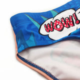 Men's Printed Sexy Lips Swim Briefs Bikini Low Waist Beach Quick-drying Briefs