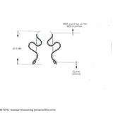 Personalized Line Pattern Women's Earrings