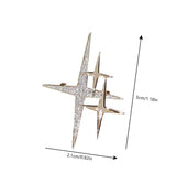 Retro Camellia Zircon Needle