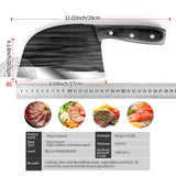 Hand-forged Kitchen Slicing Knife Dedicated For Chefs Cleaver Stainless Steel