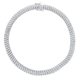 10mm Blade Zircon Necklace Hiphop Diamond Full Diamond Necklace Ornament