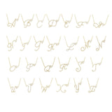 Personalized Love Letter Hanging Simple Retro Style 26 Letter Necklace