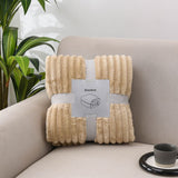 Thickened flannel blanket new drawn blanket sofa blanket Student office nap blanket