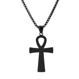 Men's And Women's Retro Stainless Steel Cross Pendant
