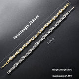 Regular Heart-shaped Water Drop Round Bracelet Necklace Ornament Suit