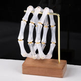 Bracelet Acrylic Bamboo Ring Niche Ladies Vintage Beaded Bracelets