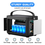 Portable Power Station P86,88.8Wh LiFePo4 Battery,with 120W AC Outputs, Solar Generator For Travel And Camping