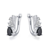 Korean Style Creative Drop-shaped Earrings Micro Rhinestone