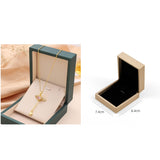 Moving Cupid Heart Angel Wings Tassel Necklace With Crystal Clavicle Chain Women Jewelry Gift Valentine's Day