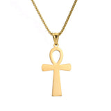 Men's And Women's Retro Stainless Steel Cross Pendant
