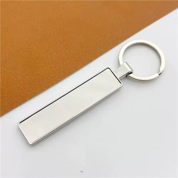 POD Epoxy Resin Metal Zinc Alloy Crystal Keychain