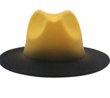 Men's And Women's Double-sided Tie-dye Gradient Fashion Jazz Hat