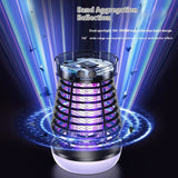 2in1 Mosquito Killer Lamp Electric Fly Catcher USB Rechargeable Electric Mosquito Swatter Electric Fly Trap With Night Light S0S Emergency Light Mosquito Killer Terrace Camping