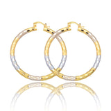 Simple Gold Women's Metal Alloy Earrings