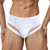 Men's Double Strap Low Waist Cotton Breathable Briefs