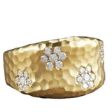 Lady's Flower Ring European And American Retro