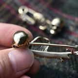 Punk Style Retro Halloween Skull Pin Gothic Brooches for Men and Women Party Creative Personality Clothing Accessories