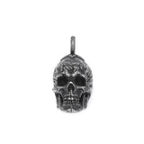 Vintage Black Skull Pendant Necklace 316L Stainless Steel Hip Hop Biker Dark Skull Necklaces Male Party Jewelry  Gifts