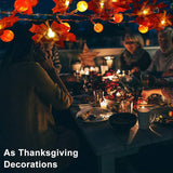 LED Halloween Light String Battery Powered Maple Pumpkin Fairy Garland Garden Bedroom Living Room Festive Party Decoration Light