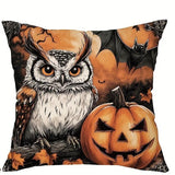 Spooky Halloween Pillowcases: Witch, Owl, Cat & Haunted House Designs! Sofa cushion cover holiday party decoration gift