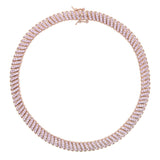 10mm Blade Zircon Necklace Hiphop Diamond Full Diamond Necklace Ornament