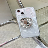 New Ins Style High-end Temperament Sparkling Diamond Mirror Bracket