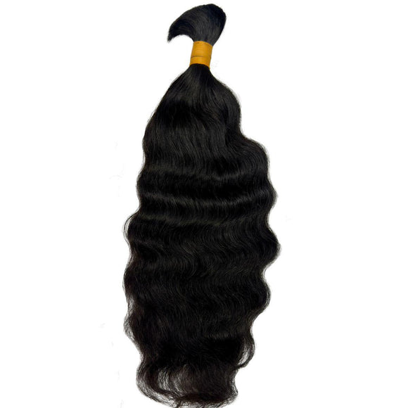 Raw Indian Curly Bulk Human Hair Extensions