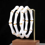 Bracelet Acrylic Bamboo Ring Niche Ladies Vintage Beaded Bracelets