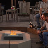 Black 13.8x7.1x5.5in With Windshield, Two Telescopic Forks, Fire Extinguishing Handle, Rectangular, Smokeless Stove, Iron Body, Stainless Steel Combustion Chamber