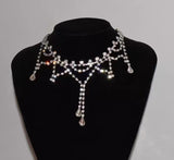 2025 New High End Design Full Diamond Water Diamond Necklace