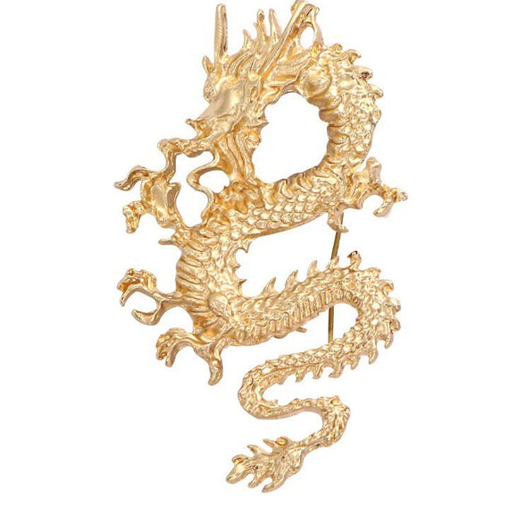 Chinese Style Dragon Totem Brooch