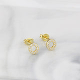 Ins European And American Diamond English Alphabet Letter Earrings