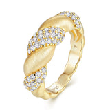 Tengman - A Fashionable Jewelry Accessory Set With Moissanite S925 Sterling Silver And Gold-plated Diamond