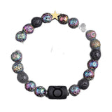 European And American Twelve Constellation Natural Stone Beaded Bracelet