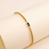INS Europe And America Cross Border Fashion Birthstone Bracelet For Women