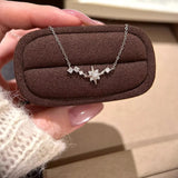 Flash XINGX Necklace Women's Light Luxury Inlaid Zircon