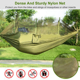 Camping Hammock, Portable Double Hammock With Net