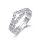 Crown Diamond Ring Luxury And Stylish Moissanite Silver Ring