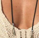 Dragonfly Alloy Velvet Necklace Distressed Leather Rope Pendant Ornaments